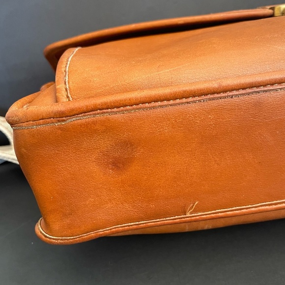 Coach Vintage Morgan Briefcase British Tan Touch-lock Clos… - Picture 3 of 16